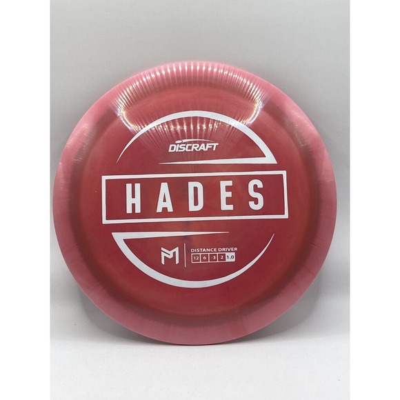 Discraft McBETH ESP Hades 170-172g Pink Silver Shatter Driver Golf Disc - Picture 1 of 9